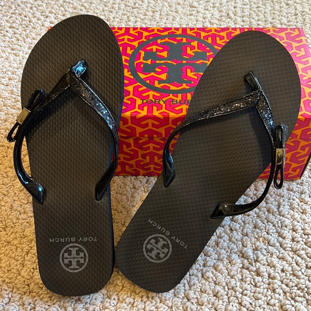 Tory Burch Bow Flip Flops